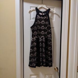 Sleeveless Fit & Flare Dress- Junior Dept